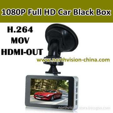 Newest High Definition Car Camera Video Recorder H. 264, with 170 Degree and Support TF Card